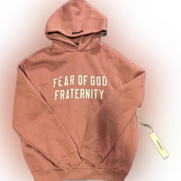 Fear of God Essentials Fraternity HeavyFleece Hoodie Crimson
